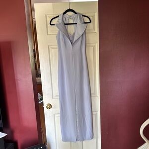 Gray Halter Gown